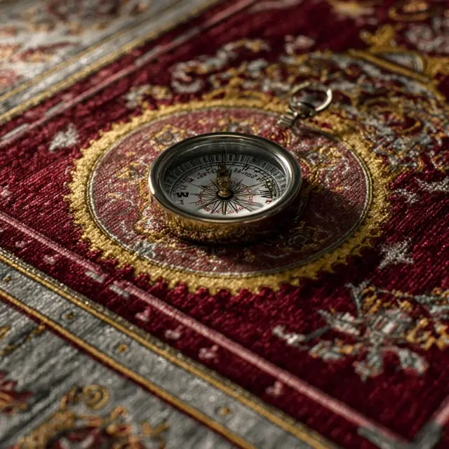 Benefits of a Prayer Mat with a Built-In Compass - Learn how a prayer mat with a built-in compass can... Benefits of a Prayer Mat with a Built-In Compass - Types of Prayer Mats | Laravel