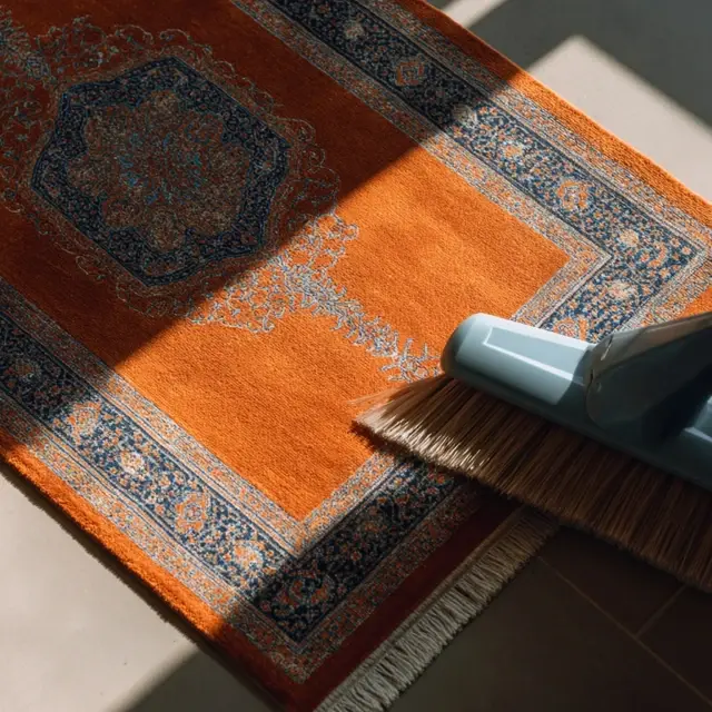Vacuuming a Prayer Mat the Right Way - Master a gentle, effective vacuum routine for your prayer mat... Vacuuming a Prayer Mat the Right Way - Prayer Mat Care & Maintenance | Laravel